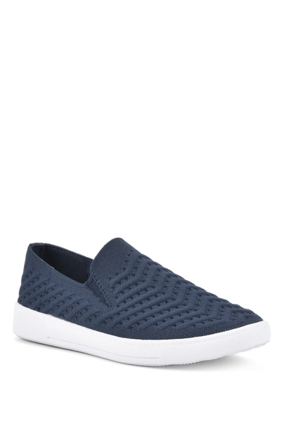 White Mountain Footwear Courage Slip-on Sneaker In Navy/fabric