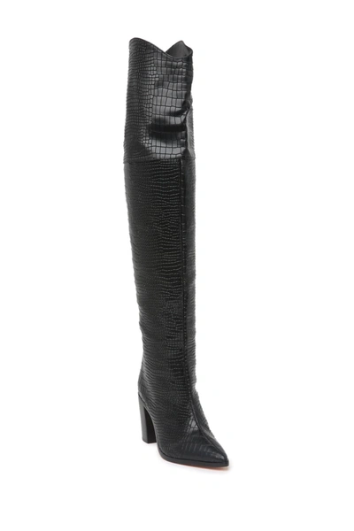 Schutz Anaisha Over-the-knee Boot In Black