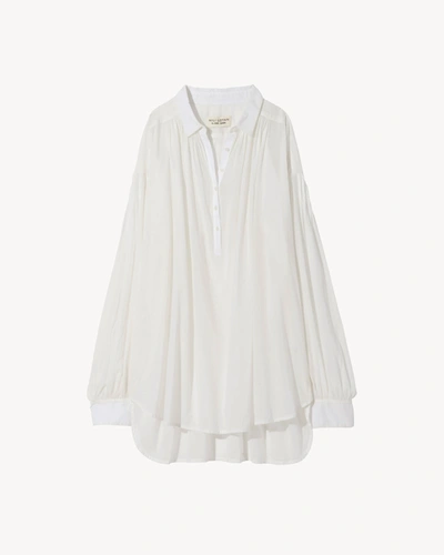 Nili Lotan Miles Blouse In Ivory