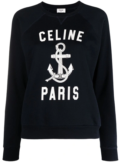 Celine Céline Sweaters In Blu