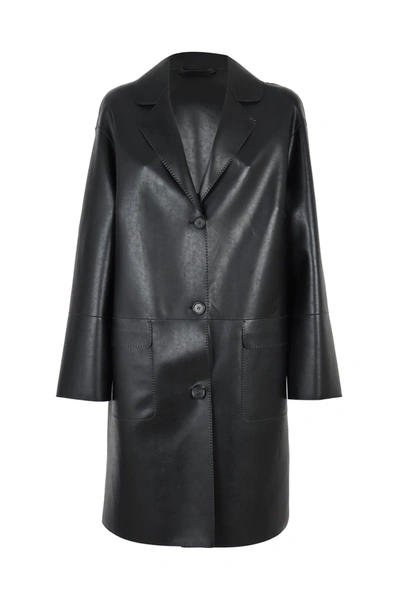 Ermanno Scervino Coats In Nero