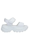 67 Sixtyseven Sandals In White