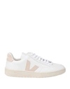 Veja Campo Chromefree Leather Sneaker In White Babe In White