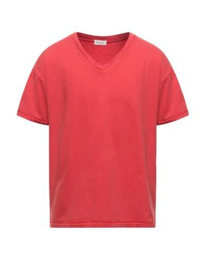 American Vintage T-shirts In Red