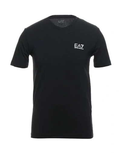 Ea7 T-shirts In Black