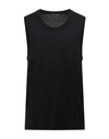 Dolce & Gabbana Tank Tops In Black