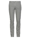 Incotex Stretch-cotton Casual Pants In Grey