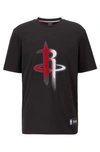 HUGO BOSS HUGO BOSS - BOSS X NBA T SHIRT WITH TEAM LOGO - BLACK