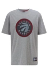 Hugo Boss - Boss X Nba T Shirt With Team Logo - Silver