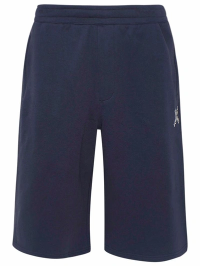 Kenzo Cotton Sweatshirt Shorts In Black