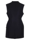 GIVENCHY GIVENCHY WOMEN'S BLACK WOOL waistcoat,BW30CH12JF001 36