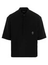 A-COLD-WALL* A-COLD-WALL* MEN'S BLACK OTHER MATERIALS POLO SHIRT,ACWMSH021BLACK XL