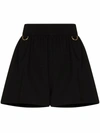 GIVENCHY GIVENCHY WOMEN'S BLACK OTHER MATERIALS SHORTS,BW50NJ11BN001 36
