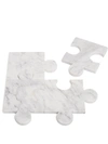 Tre Product Puzzle Coasters (set Of 4) In White