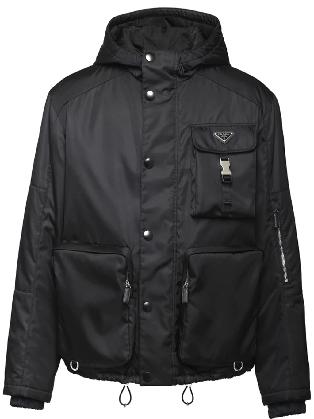 ジャケット・アウター PRADA Multi Pocket Jacket Prada Re-nylon Multi-pocket Jacket In Black | ModeSens