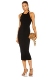 A.l.c Marc Halterneck Midi Dress In Black