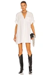 R13 OVERSIZED BOXY BUTTON UP DRESS,R13-WD65