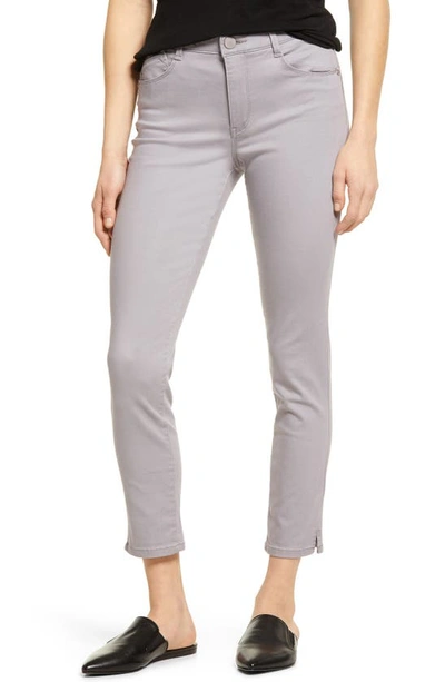 Wit & Wisdom 'ab'solution High Waist Ankle Skinny Trousers In Dgy-dove Grey