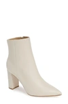 Marc Fisher Ltd Ulani Pointy Toe Bootie In Ivory Leather
