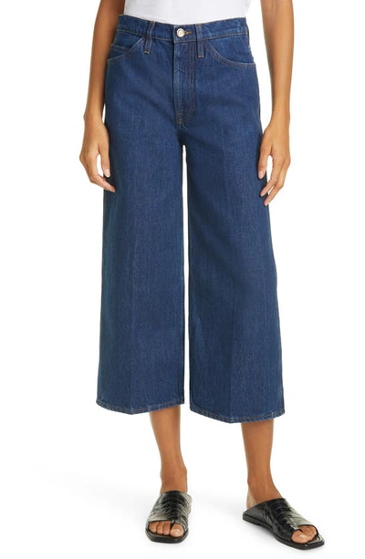 Frame Le Culotte Cropped Wide Leg Jeans In Robertson