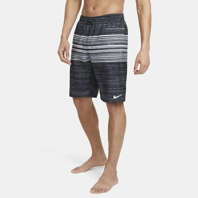 Nike Men's 11" Swim Trunks In Black