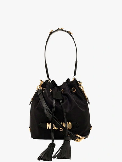 Moschino Bucket  Bag In Black