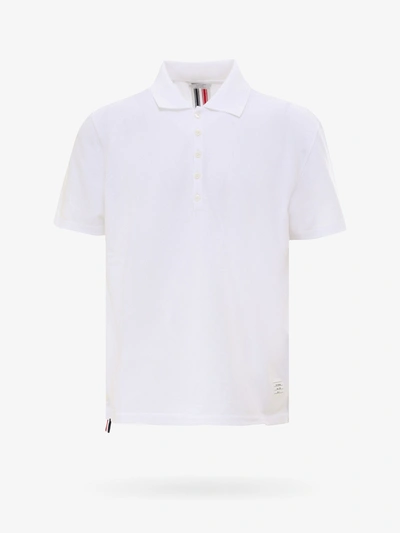 Thom Browne Polo Shirt In White