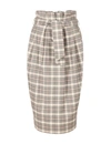 A-LINE TAILORED HIGH-WAISTED SKIRT