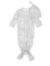 ADEN + ANAIS BABY'S 2-PIECE COMFORT KNIT ZEBRA-PRINT GOWN & HAT SET,400012457203