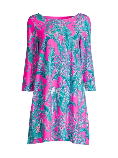 lilly pulitzer pink elephant dress Splashing into summer with this Jesslyn Silk Dress in Elephant Splash   shop this one and beat the heat!! comment ELEPHANT for a link   Available now at Pink On Main 