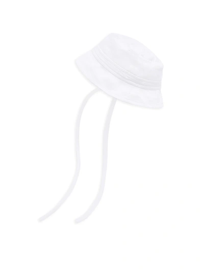 Florence Eiseman Baby Boy's Finewale Pique Bucket Hat In White
