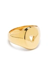 WOUTERS & HENDRIX CUT-OUT HEART SIGNET RING