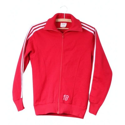 Pre-owned Adidas Originals Biker Jacket In Red