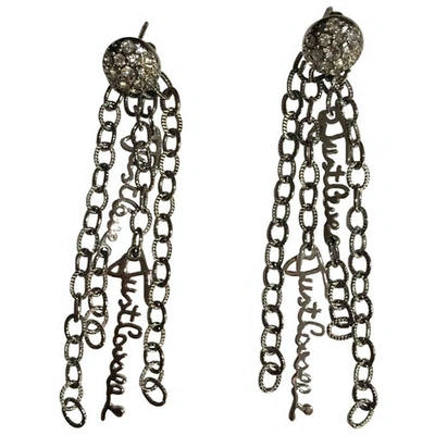 Pre-owned Just Cavalli Silver Earrings