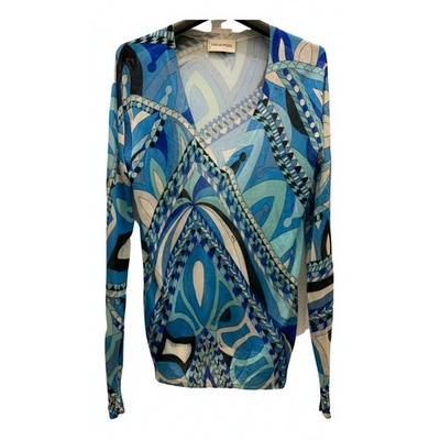 Pre-owned Emilio Pucci Blouse In Blue