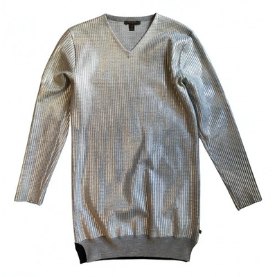Pre-owned Louis Vuitton Wool Jumper In Silver