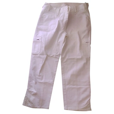 Pre-owned Max Mara Short Pants In White