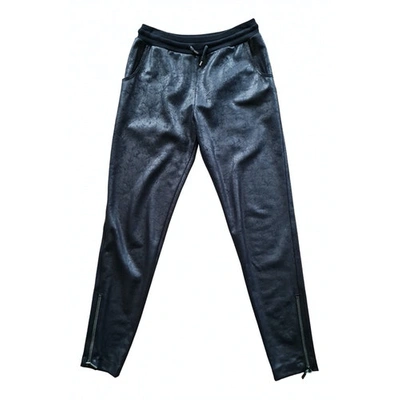 Pre-owned Plein Sud Slim Pants In Black