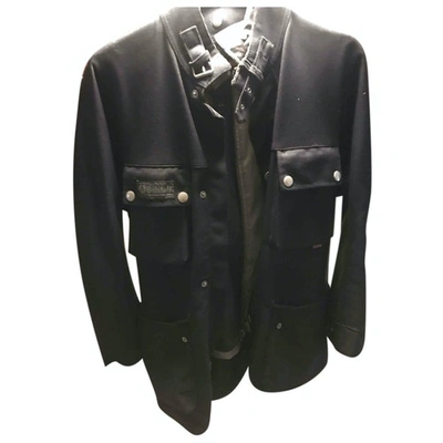 Pre-owned Belstaff Black Polyester Jacket