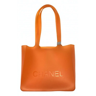 Pre-owned Chanel Handbag In Orange