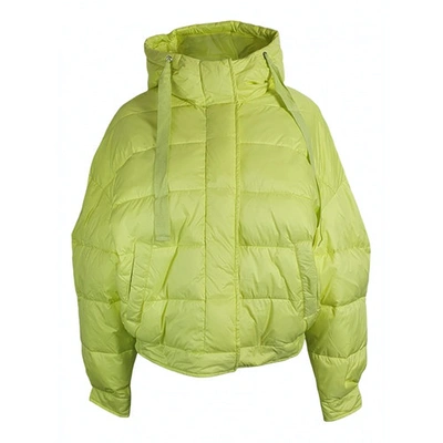 Pre-owned Set Coat In Yellow