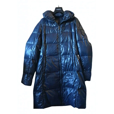 Pre-owned Add Coat In Blue
