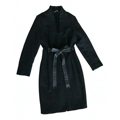 Pre-owned Blumarine Wool Coat In Black
