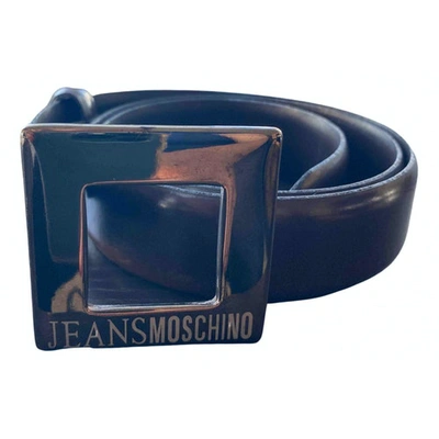 Pre-owned Moschino Cheap And Chic Leather Belt In Brown