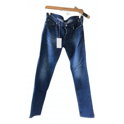Pre-owned Zadig & Voltaire Spring Summer 2020 Slim Jean In Blue