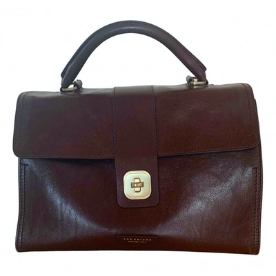 Pre-owned The Bridge Leather Handbag In Brown