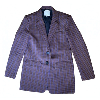Pre-owned Tibi Burgundy Polyester Jacket