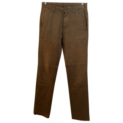 Pre-owned Mauro Grifoni Trousers In Brown