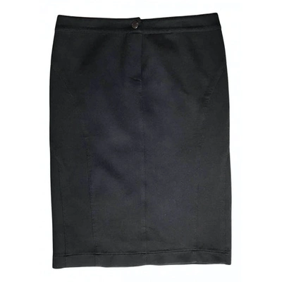 Pre-owned Les Copains Mid-length Skirt In Black