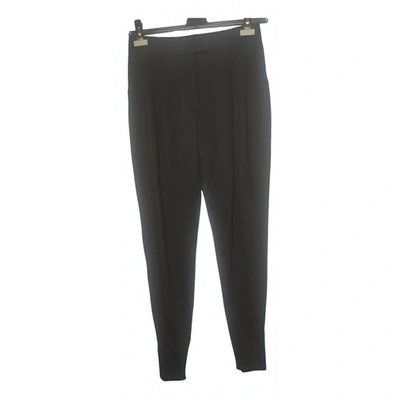 Pre-owned Marco Bologna Trousers In Black